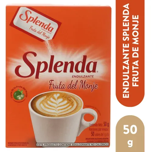 Endulzante Splenda fruta del monje 50 Uds - 50 g