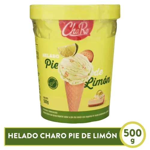Helados Charo Charo Helado Pie De Limon 500 g Unidad
