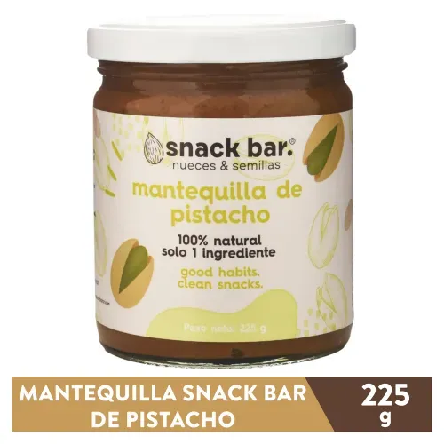 Mantequilla De Pistacho Snackbar 225g