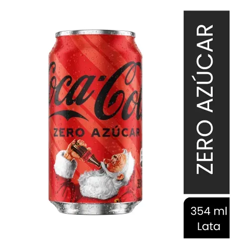 Gaseosa Coca Cola Sin azúcar Lata - 354 ml