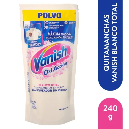 Quitamanchas Vanish Polvo Ropa Bca 240g