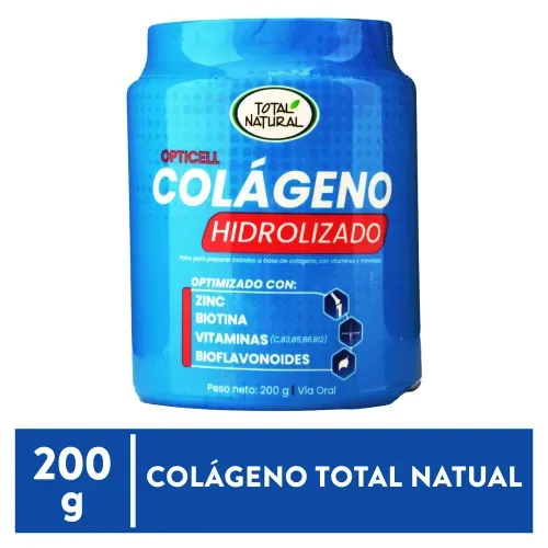 Colageno Opticel Total Natural 200Gr