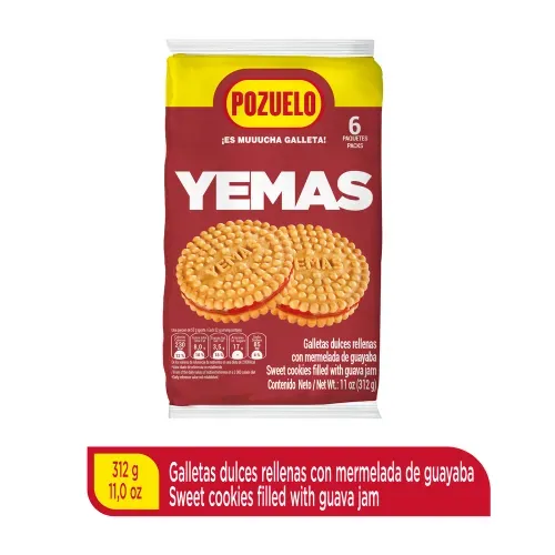 Galletas Pozuelo Yemas - 312 g