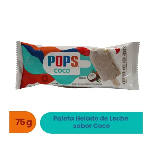 Paleta Pops Coco - 75 g