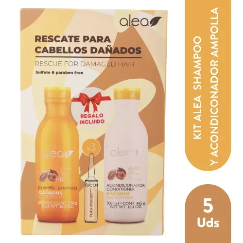 Kit Alea Danados Sh Y Aco Ampolla 500ml