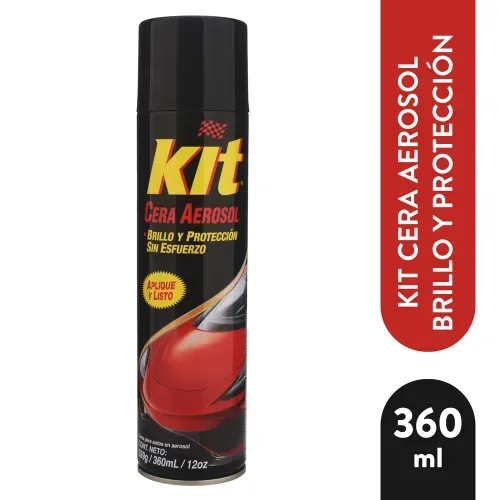 Kit Cera Aerosol Brillo y Prot - 360 ml