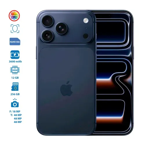 Celular Apple IPhone 17 Pro 12GB RAM 256GB Almacenamiento colores surtidos