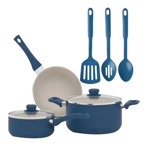 Bateria De Cocina Mainstays 8 Pzas