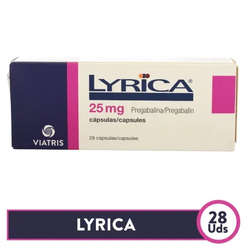Lyrica 25Mg X28 Cap