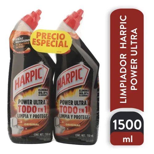 Limp Harpic 2p Power Ultra Tod En1 750ml