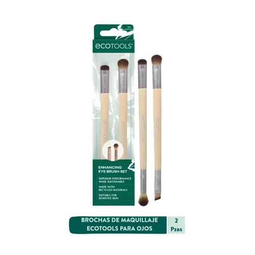 Brochas de Maquillaje EcoTools para Ojos - 2 Pzas