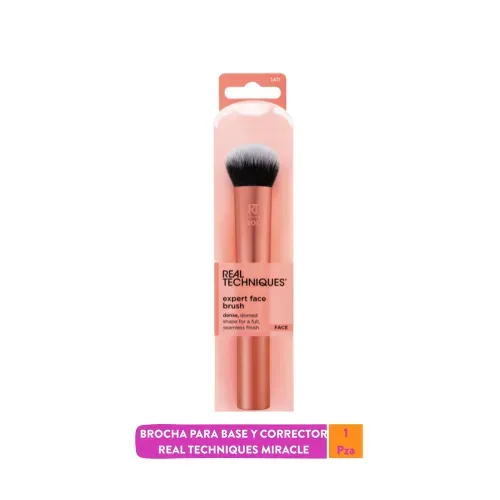 Brocha Real Techniques para Base y Corrector - 1 Pza