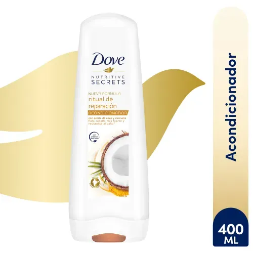 Acondicionador Dove Reparacion Coco Y Curcuma - 400 ml