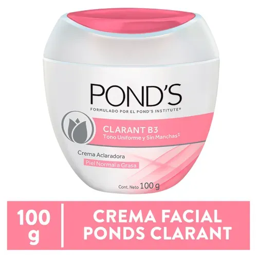 Crema Pond's Facial  Clarant B3 Piel Normal a Grasa - 100 g