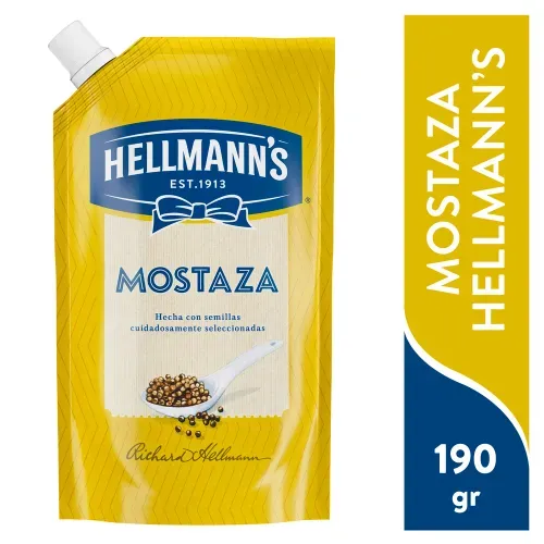 Mostaza Hellmanns semillas seleccionadas doypack - 190 g
