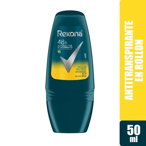 Desodorante Rexona Caballero V8 Rollon - 50 ml