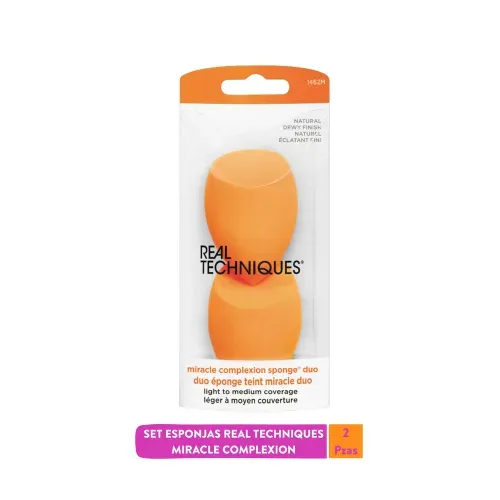 Set Esponjas Real Techniques Miracle Complexion - 2 Pzas