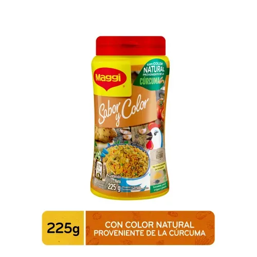 Sazonador Maggi Sabor y Color Frasco - 225 g