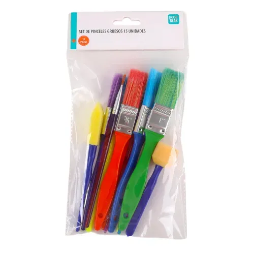 Pinceles Pen Gear gruesos - 15 uds