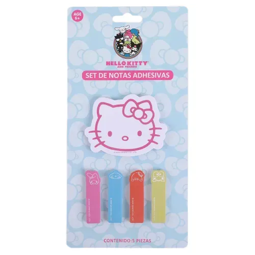 Notas Hello Kitty Adhesivas -5 pzas