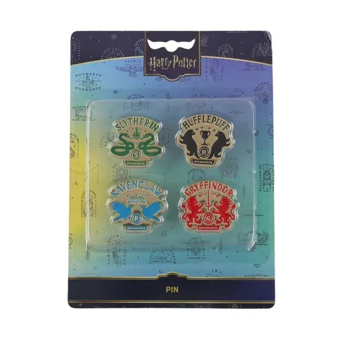 Broches Harry Potter para mochila - 4 pzas