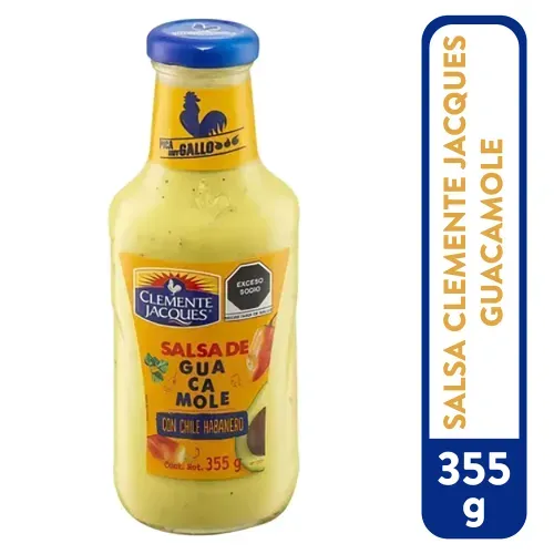 Salsa Clemente guacamole habanero -355 g