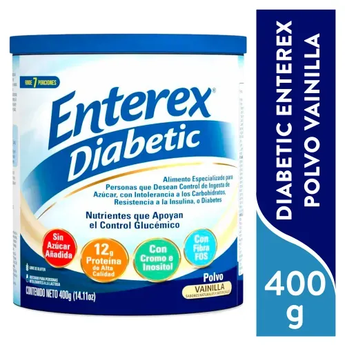 Diabetic Vainilla Enterex Polvo 400 g
