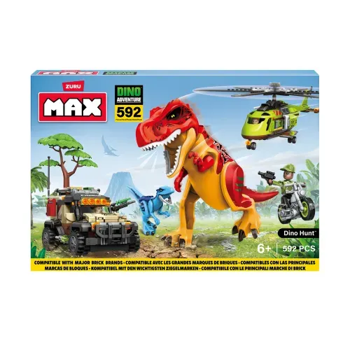 Bloques Max dino aventura - 592 Pzas