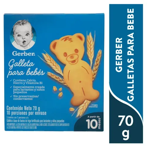 Galleta Gerber Bebe - 70 g