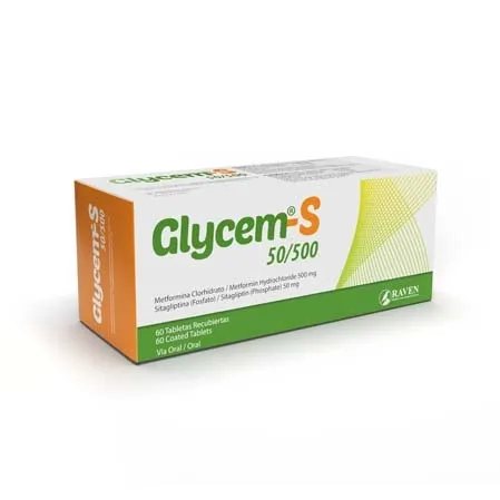 Glycem 50 mg/500 mg caja 60 comprimidos - Precio indicado por caja