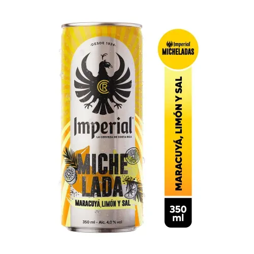 Cerveza Imperial Michelada Maracuyá Limón y Sal - 350 ml
