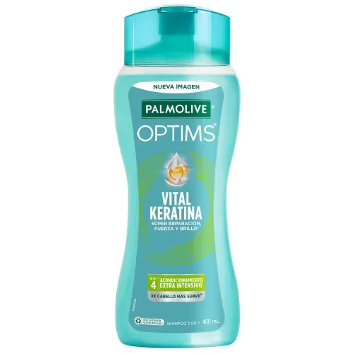 Shampoo Palmolive Optims Nivel 4 Acondicionamiento Extra Intensivo - 400 ml