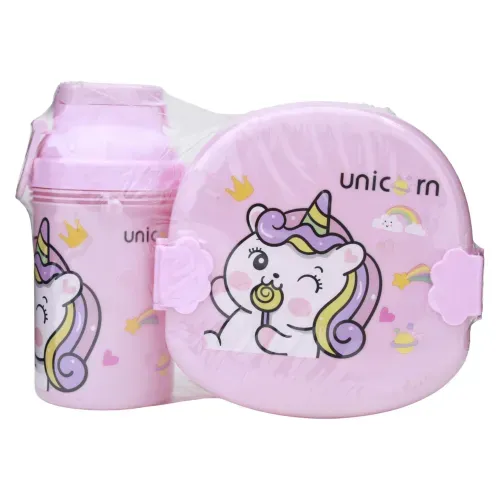 Herméticos y Refractarios Mainstays Set De Lonchera y Botella Infantil