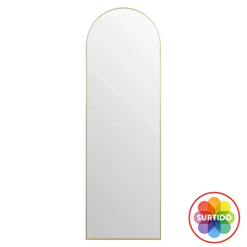 Espejo Home Trends Arqueado Aluminio Surtido - 53 x 162 cm