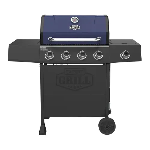 Parrilla de Gas Expert Grill 4 quemador azul