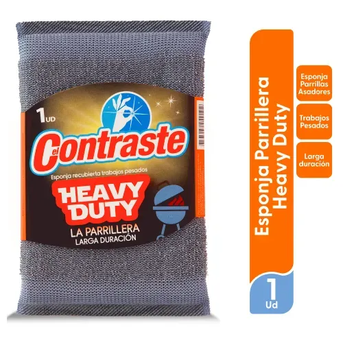 Esponja El Contraste Heavy Duty Parrillera - 1 Ud