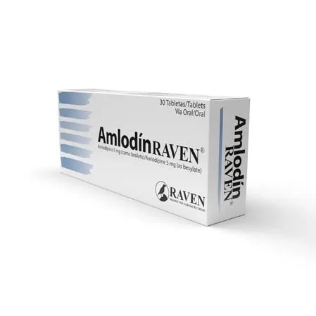 Amlodin Raven 5 Mg, Precio indicado por unidad