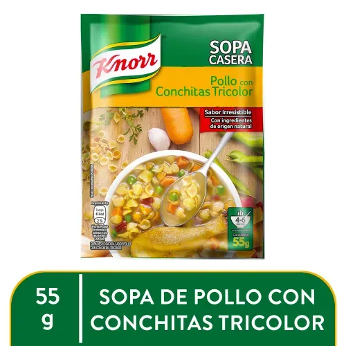 Sopa Knorr Pollo Tricolor 55gr