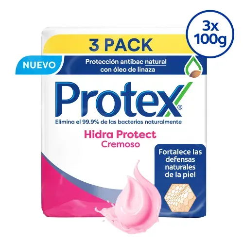 Jabón en Barra Protex hidra protect cremoso 3 pack - 300 g