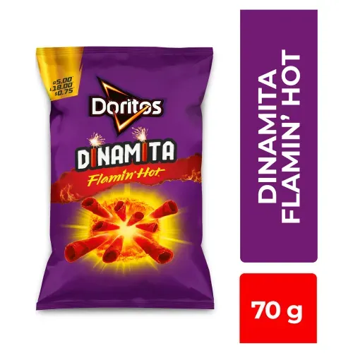 Snack Frito Lay Doritos Dinamita Flamin' Hot - 70 g