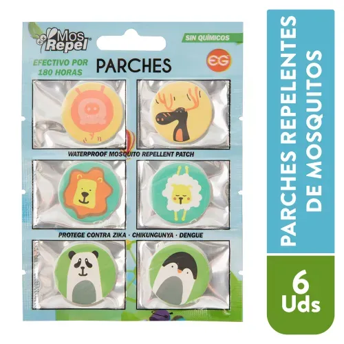Repelente EG Adhesivo Parche Natural Para Niños 4 unidades