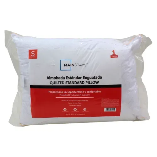 Almohada Mainstays estándar enguatada 51 x 66 cm - 1 Ud