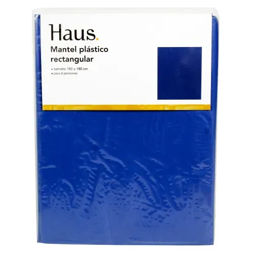 Mantel plástico Haus rectangular surtido