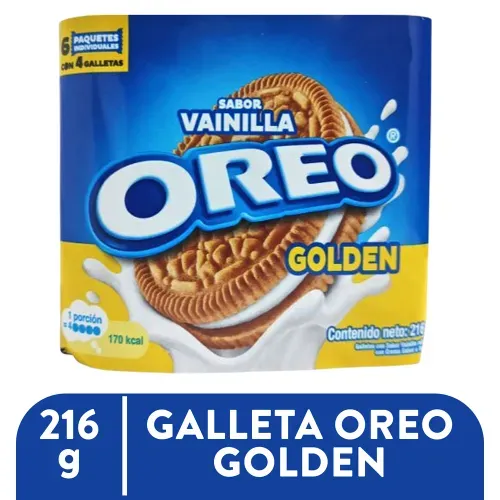Galleta Oreo Golden 216 Gr