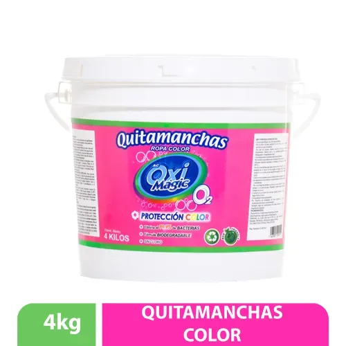 Quitamanchas Oxi Magic polvo ropa color - 4000 g