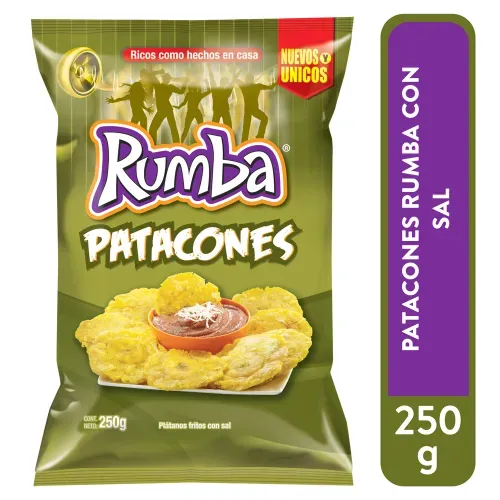 Patacones Rumba con sal - 250 g