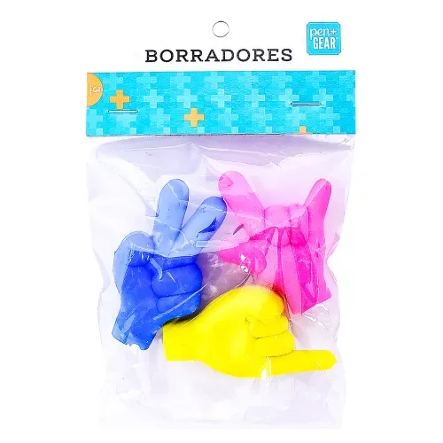 Borradores Forma De Mano Pen + Gear