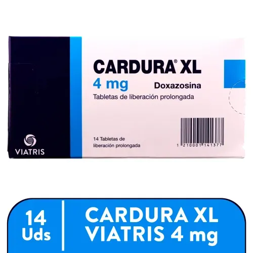 Cardura Xl 4 mg x 14 Tab