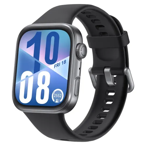 Smartwatch Huawei Watch Fit 4, AMOLED, GPS, batería hasta 10 días, color negro -1.82 pulgadas
