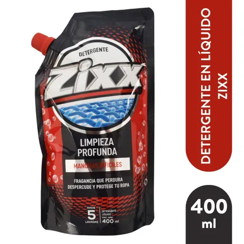 Detergente Líquido Zixx -400 ml